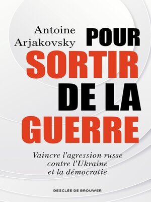 cover image of Pour sortir de la guerre